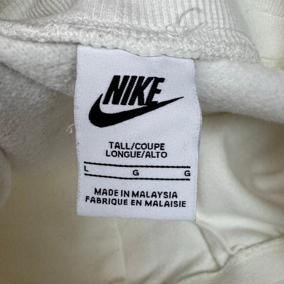 Nike Sportswear Phoenix Fleece Sail Jogger Sweatpants Womens Sz L (TALL) - Picture 6 of 7